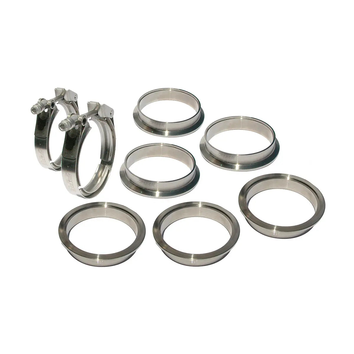 QR 304 Stainless Steel V-Band - 8 Piece Set (2C 3M 3F)  (Built To Order) Pacific Performance Engineering