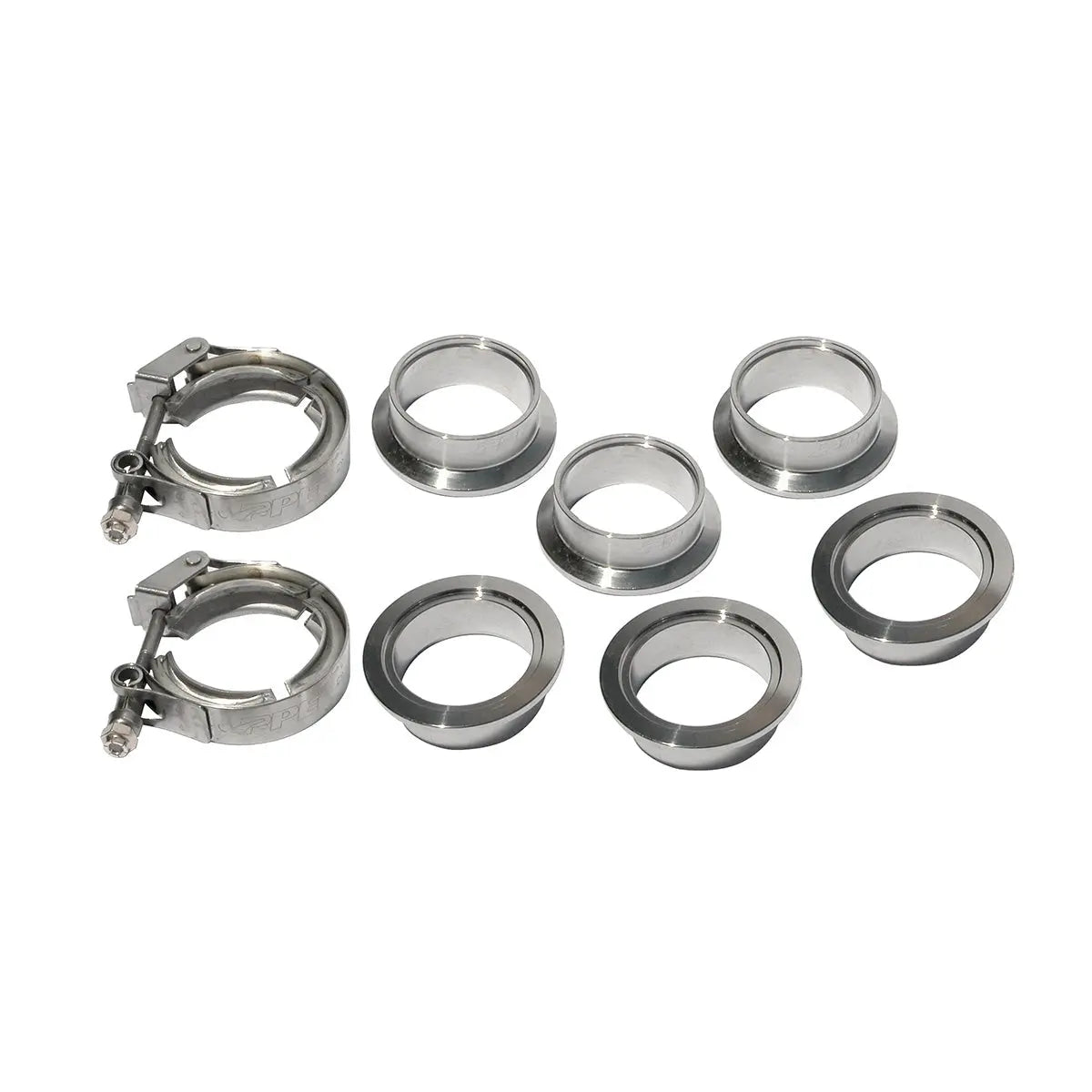 QR 304 Stainless Steel V-Band - 8 Piece Set (2C 3M 3F)  (Built To Order) Pacific Performance Engineering