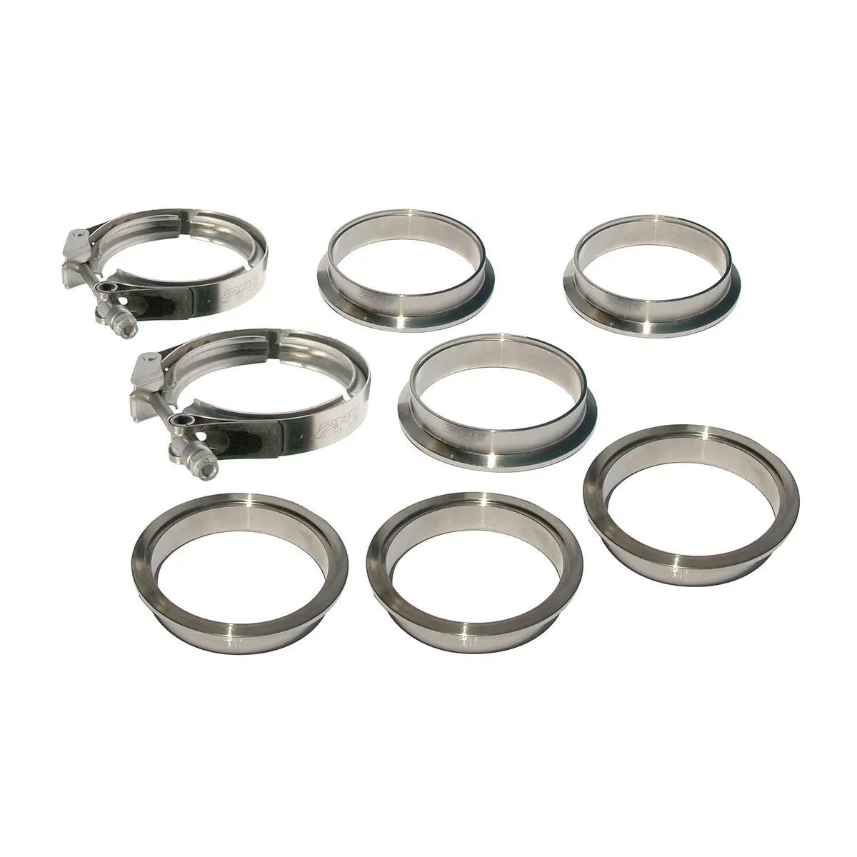 QR 304 Stainless Steel V-Band - 8 Piece Set (2C 3M 3F)  (Built To Order) Pacific Performance Engineering