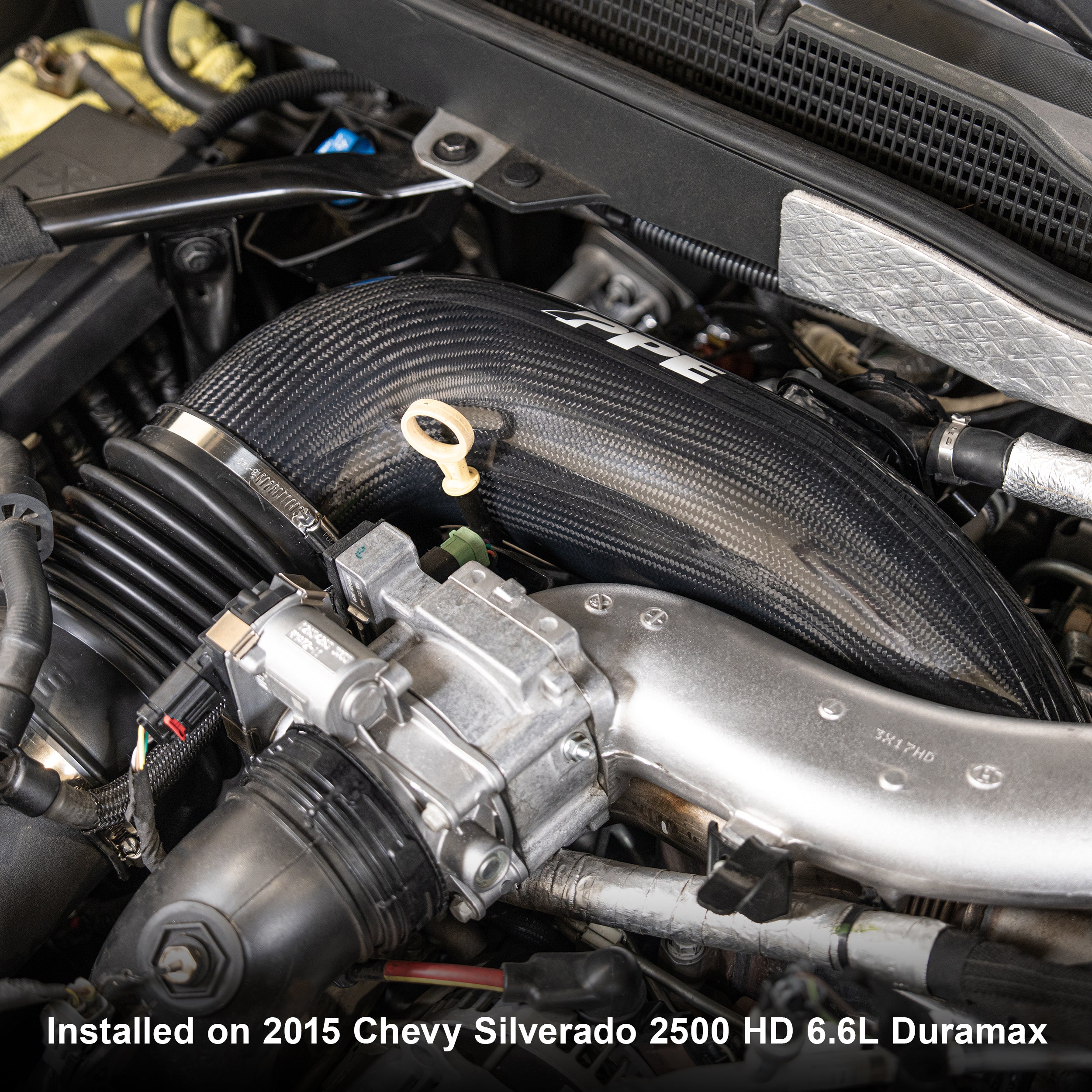 2011-2016 GM 6.6L Duramax LML- Zilla Carbon Fiber Turbo Inlet Upgrade Kit