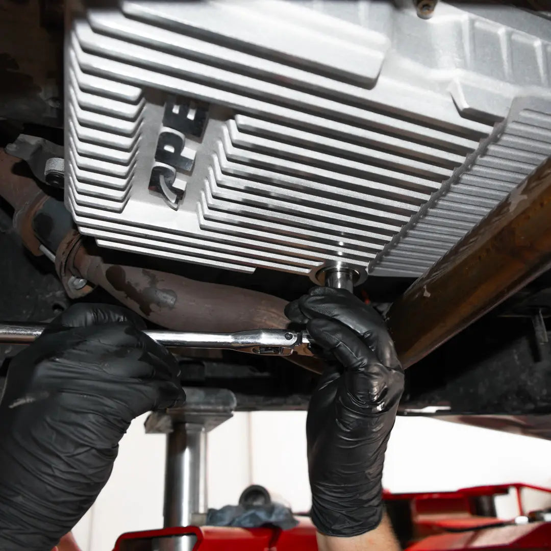 2005-2019 Jeep/Dodge/Chrysler w/  WA580, W5A580, NAG1 Transmission Heavy-Duty Cast Aluminum Transmission Pan Pacific Performance Engineering