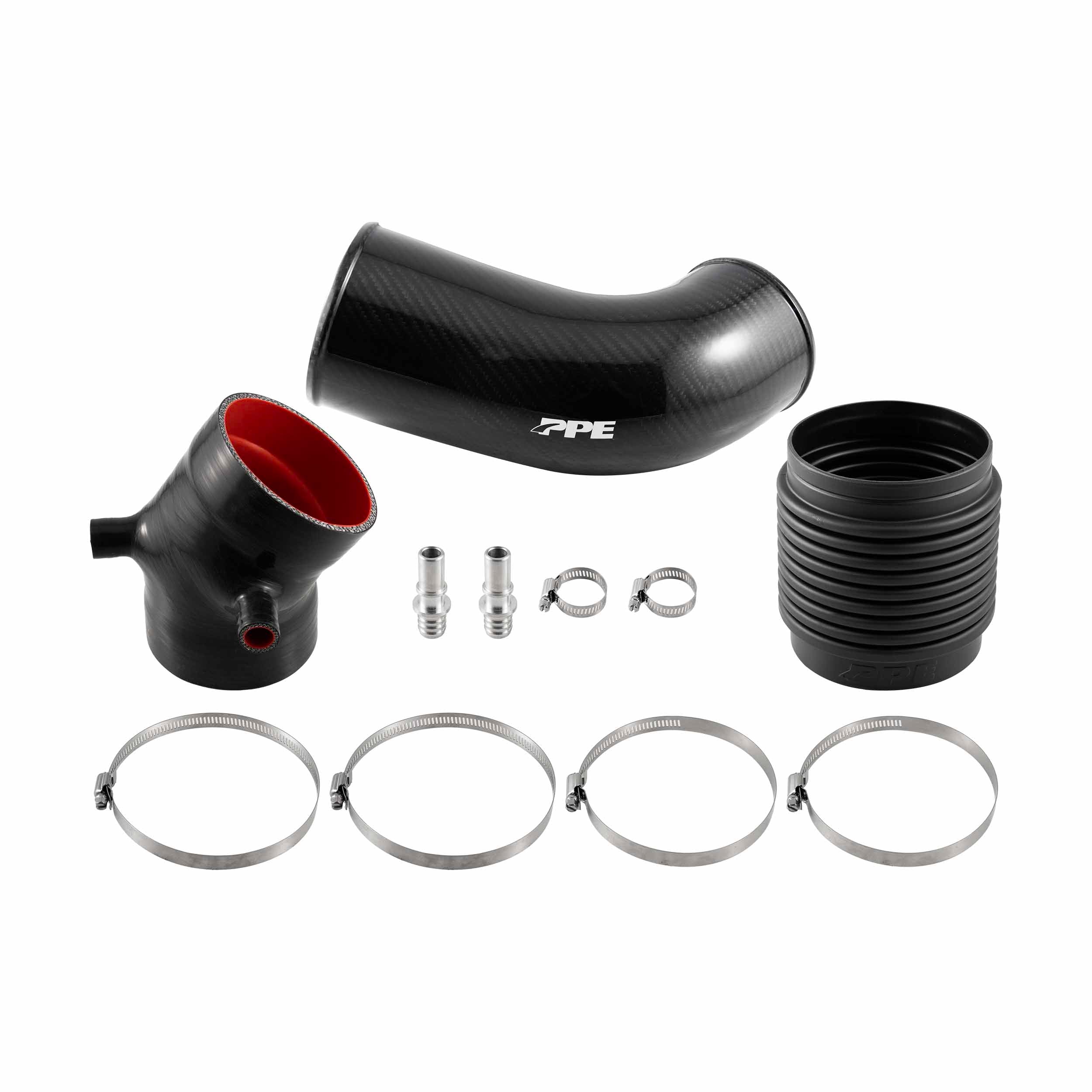 2023 – 2026 Ford Super Duty 6.8L 7.3L Zilla Carbon Fiber Intake Tube