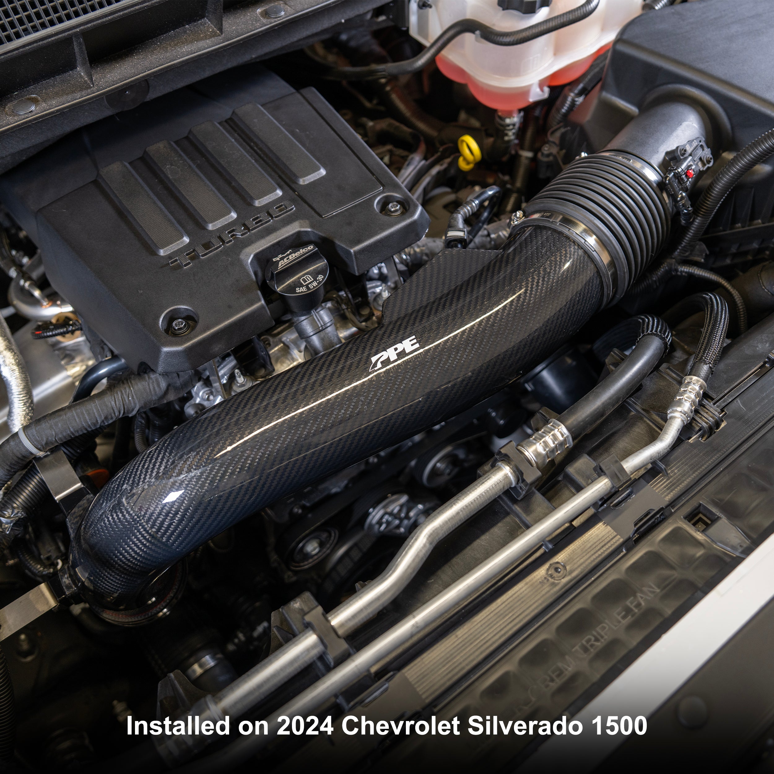 2019 – 2026 GM 1500 2.7L L3B Zilla Carbon Fiber Intake Tube