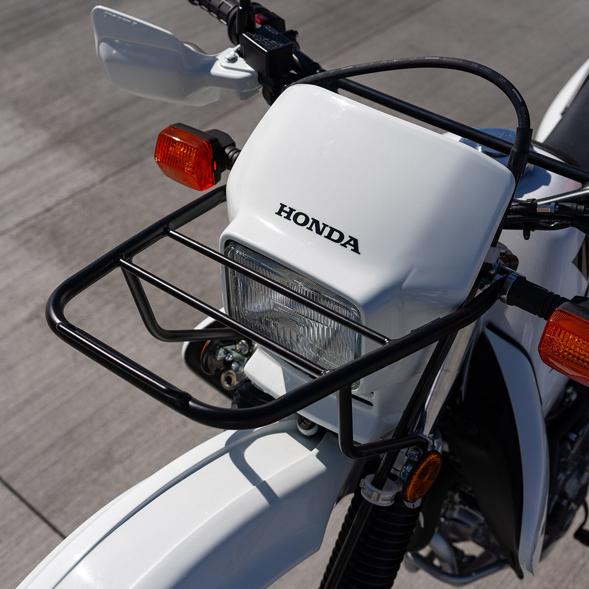 1993-2025 Honda XR650L - Black Luggage Rack (Front)