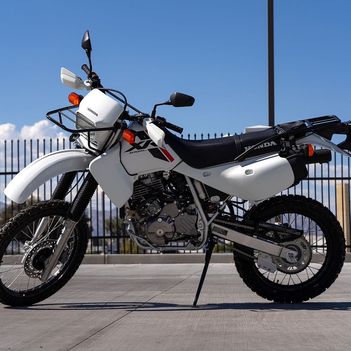 1993-2025 Honda XR650L - Luggage Rack Rear - Black