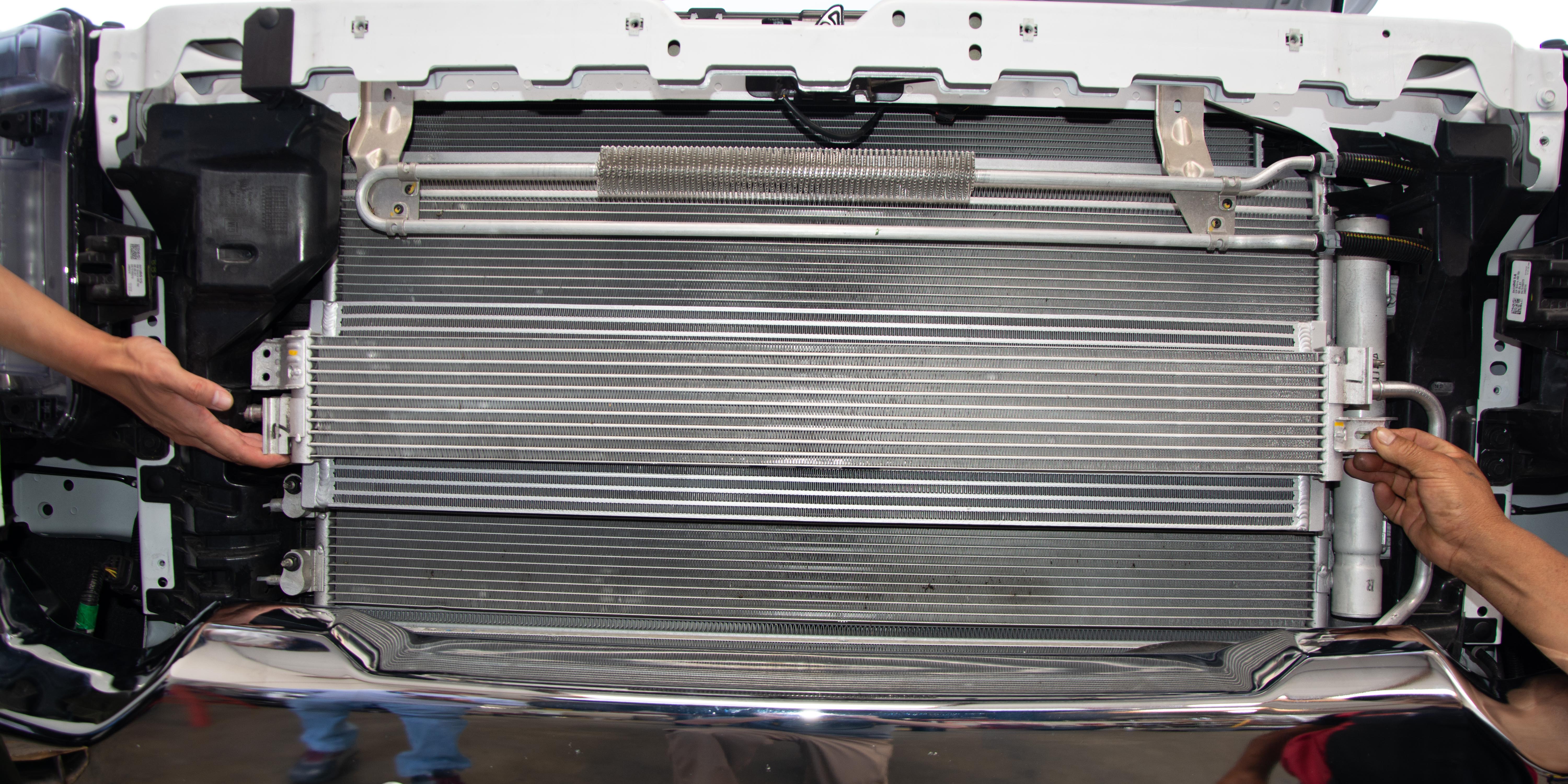 10L1000 Bar and Plate Transmission Cooler, 2020-2025 GM 6.6L Duramax