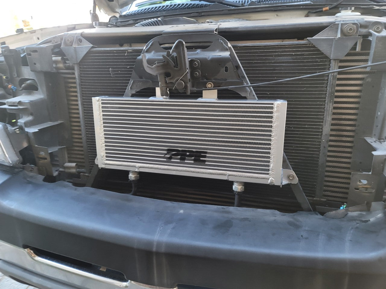 2001-2003 GM 6.6L Duramax w/ Allison Transmission Bar and Plate Transmission Cooler Pacific Performance Engineering
