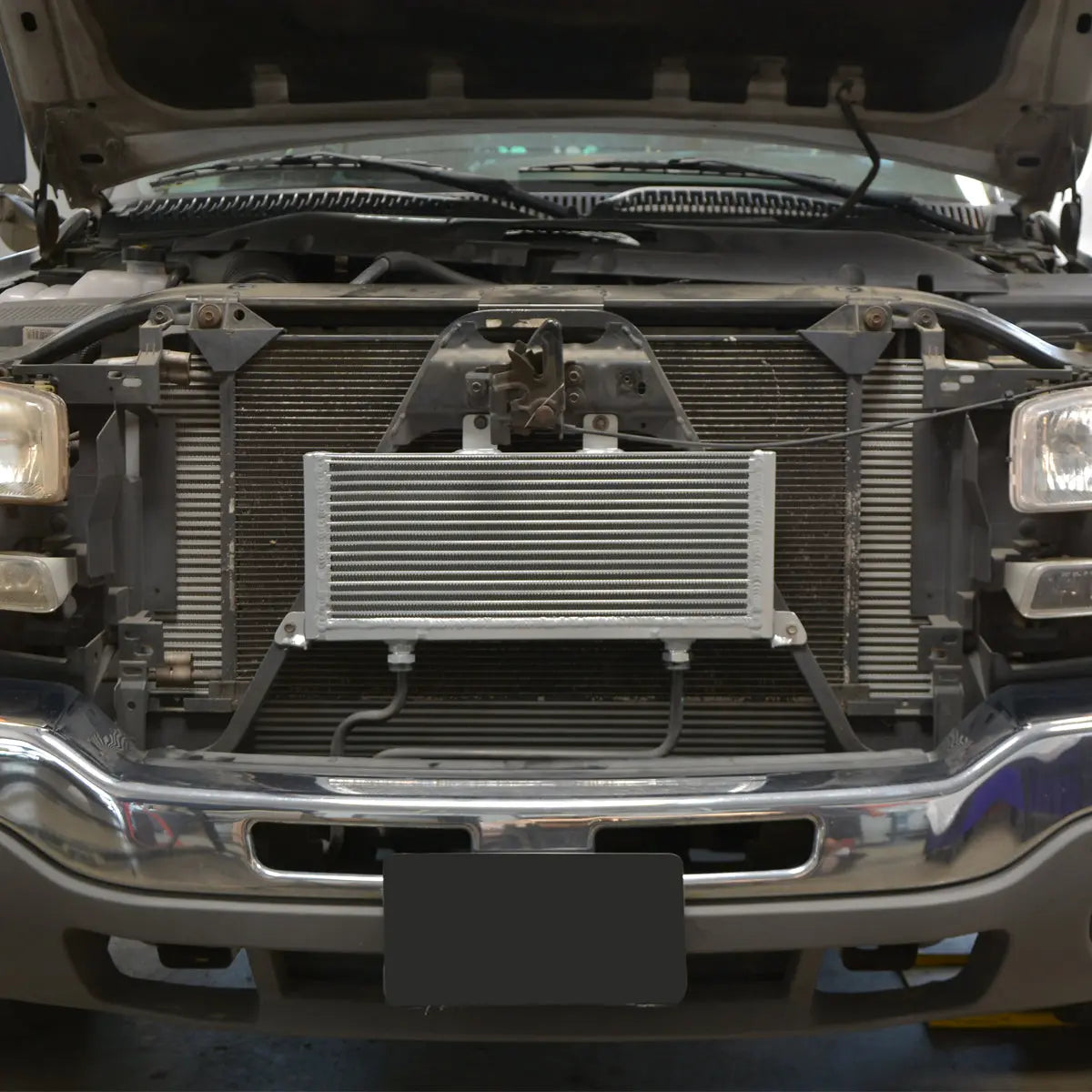 2001-2003 GM 6.6L Duramax w/ Allison Transmission Bar and Plate Transmission Cooler Pacific Performance Engineering