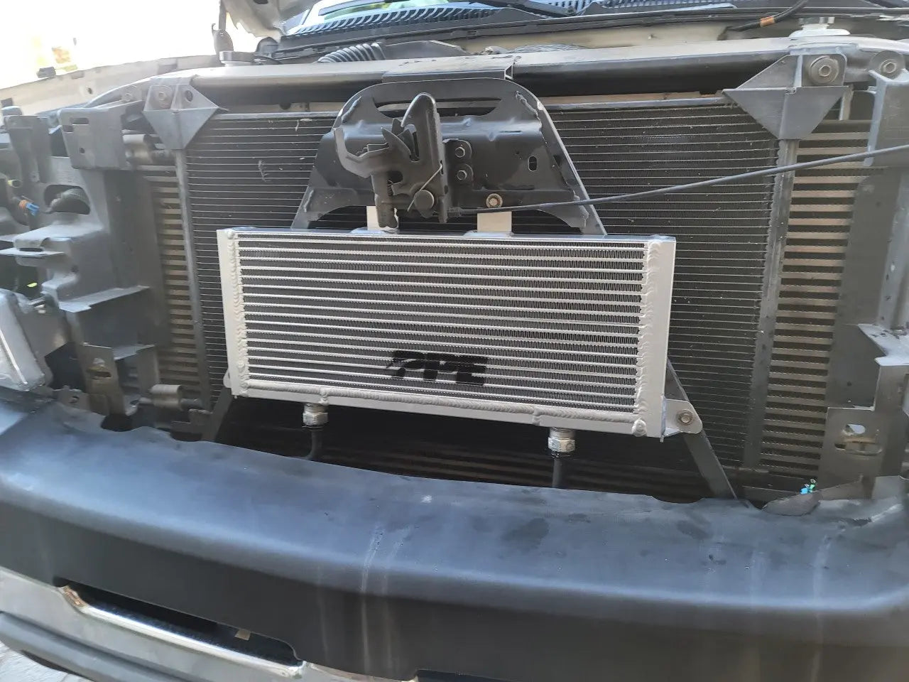 2001-2003 GM 6.6L Duramax w/ Allison Transmission Bar and Plate Transmission Cooler Pacific Performance Engineering