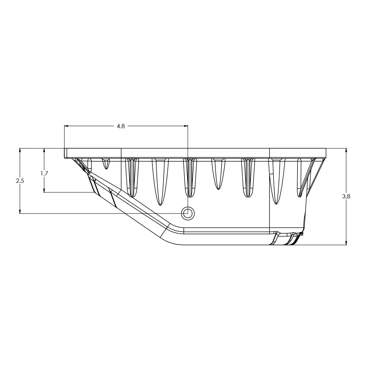 2018-2023 Jeep Wrangler/Gladiator JL/JT 3.6L Engine Oil Pan -  PPE, Pacific Performance Engineering