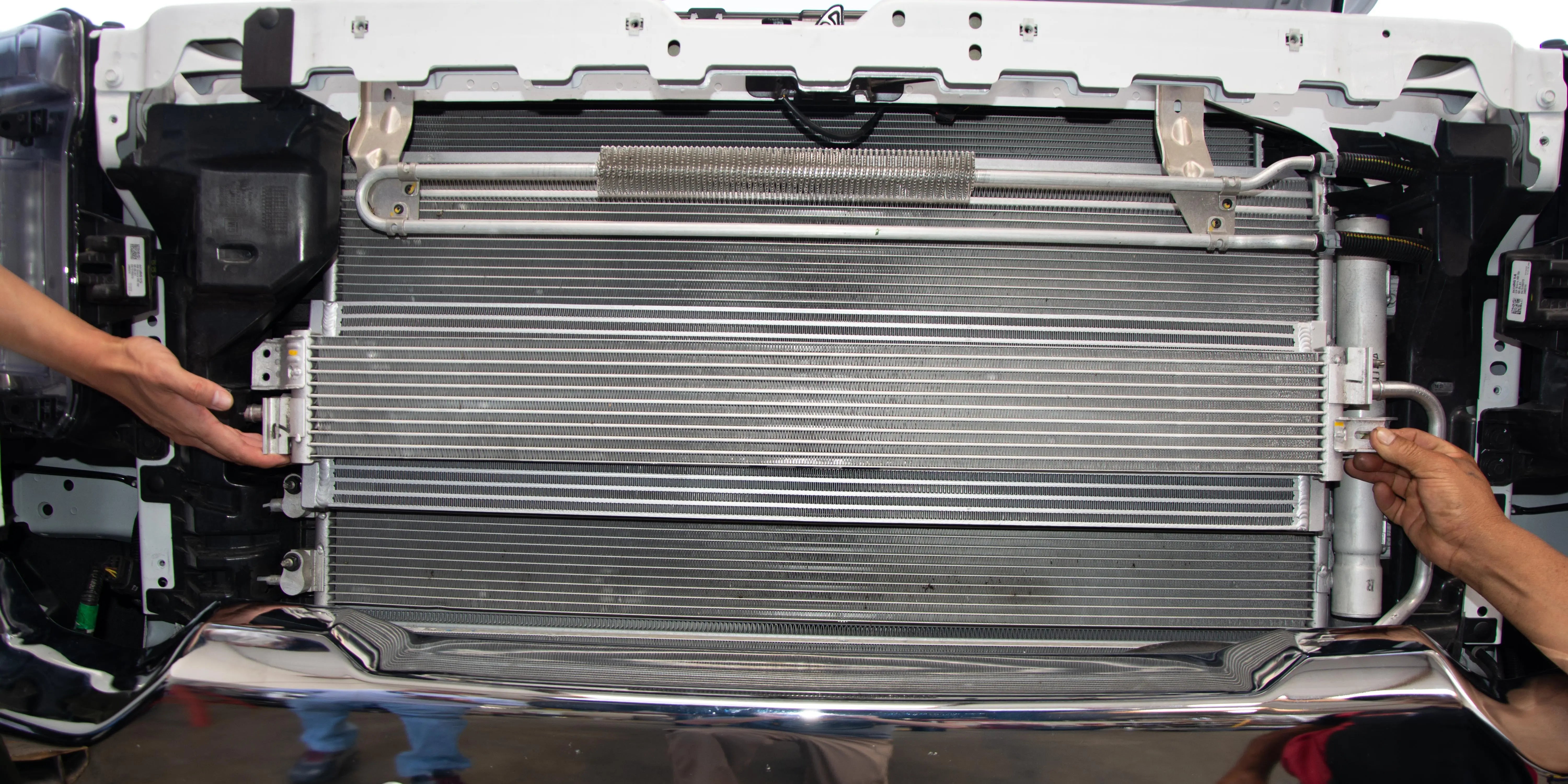 10L1000 Bar and Plate Transmission Cooler, 2020-2025 GM 6.6L Duramax