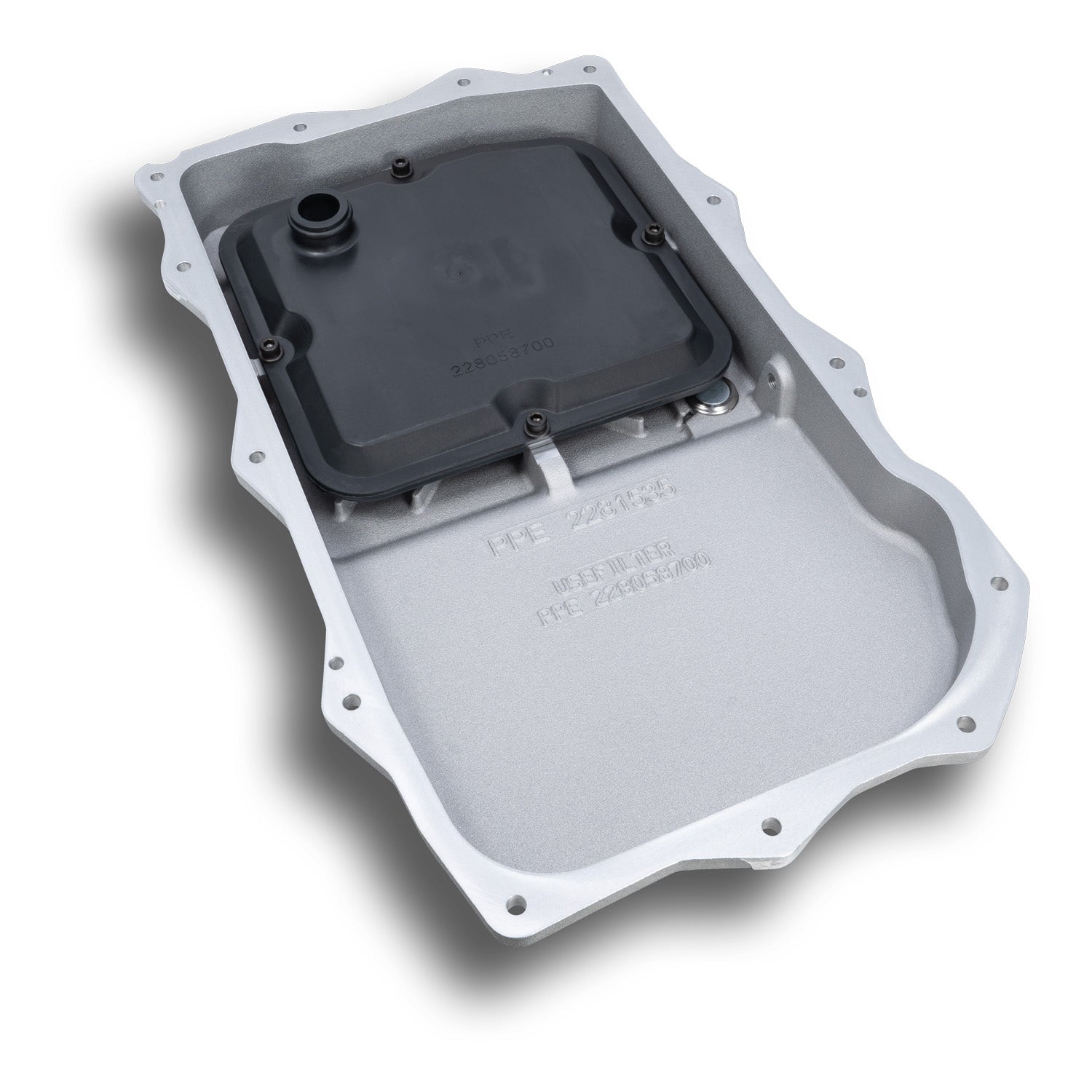 2018-2022 Jeep Wrangler JL/JT w/ 850RE Transmission Heavy-Duty Cast Aluminum Transmission Pan Pacific Performance Engineering