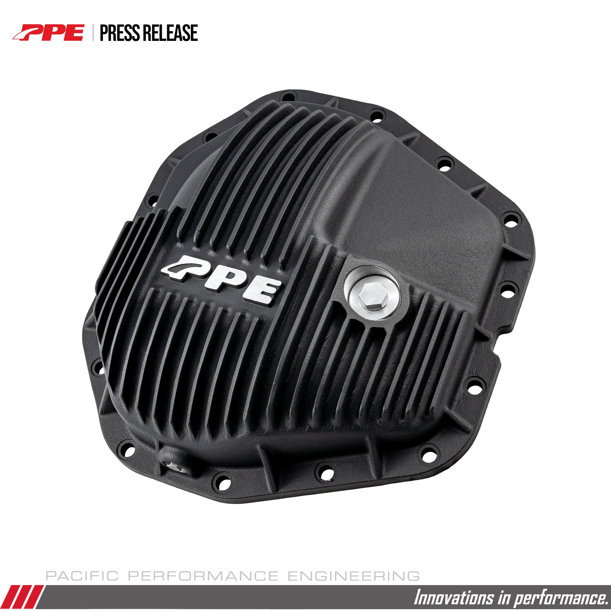 CAST ALUMINUM REAR DIFFERENTIAL COVER, 17–25 FORD SUPER DUTY DANA