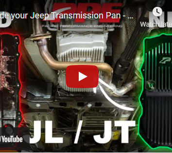 Upgrade your Jeep Transmission Pan - PPE Transmission Pan