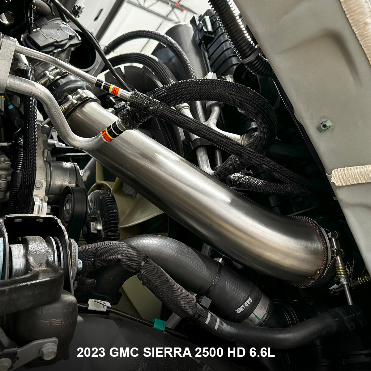 Charge Pipe Boot Intercooler Charge Pipe Kit, 20-25 GM 6.6L Duramax Hot and Cold Side ...