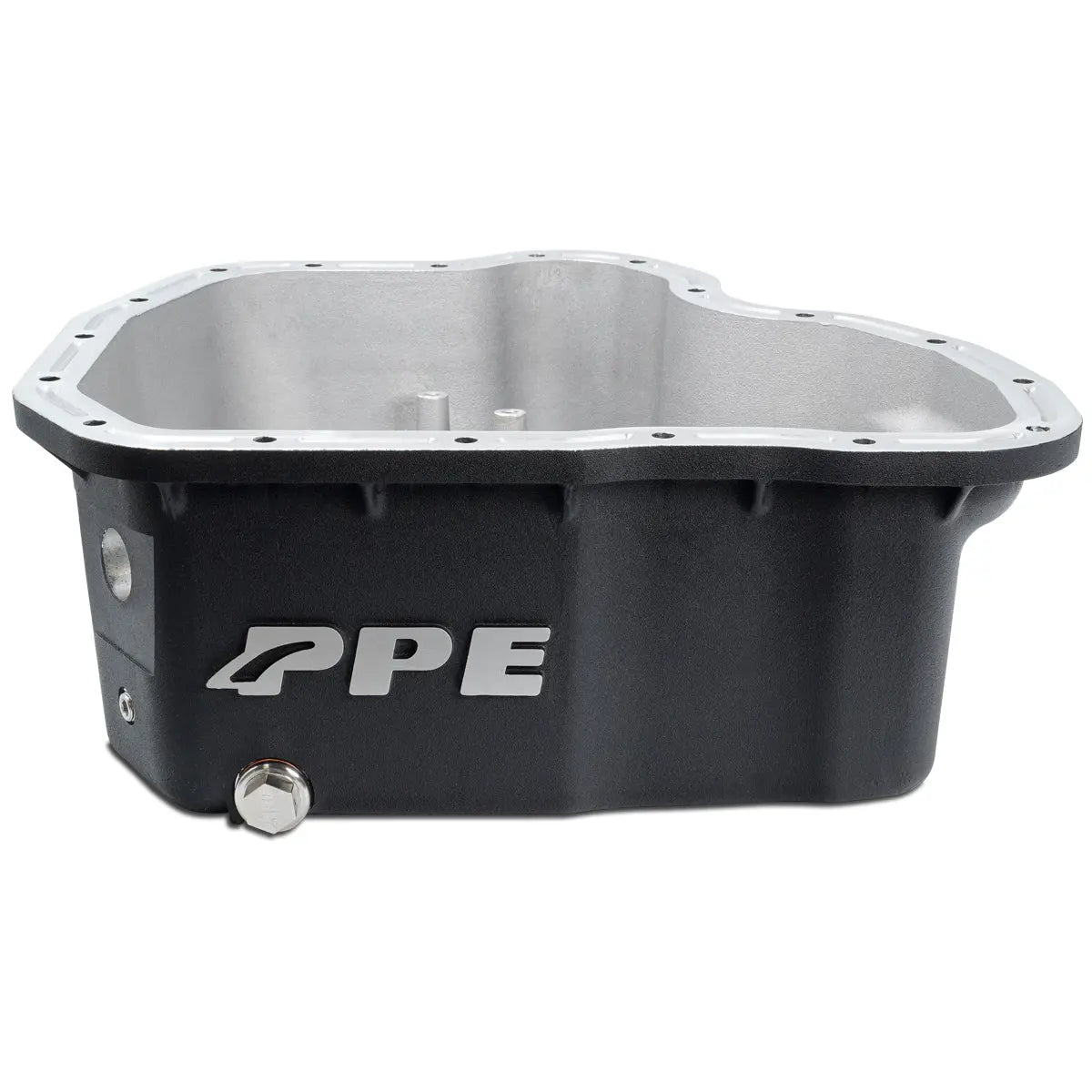 Oil Pan Engine Part GM 6.6L Duramax PPE High-Capacity Cast Aluminum Engine Oil Pan ...