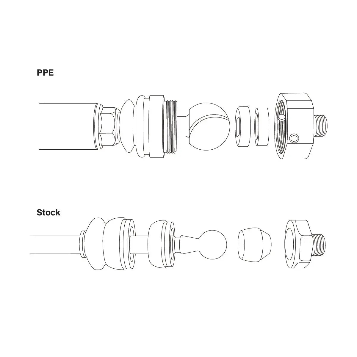 HD Stage3 Forged Tie Rod Assemblies