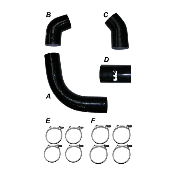 EMUSA Intercooler Piping Kit With Silicone Hoses & Clamps For Acura RSX DC5 (02-06)