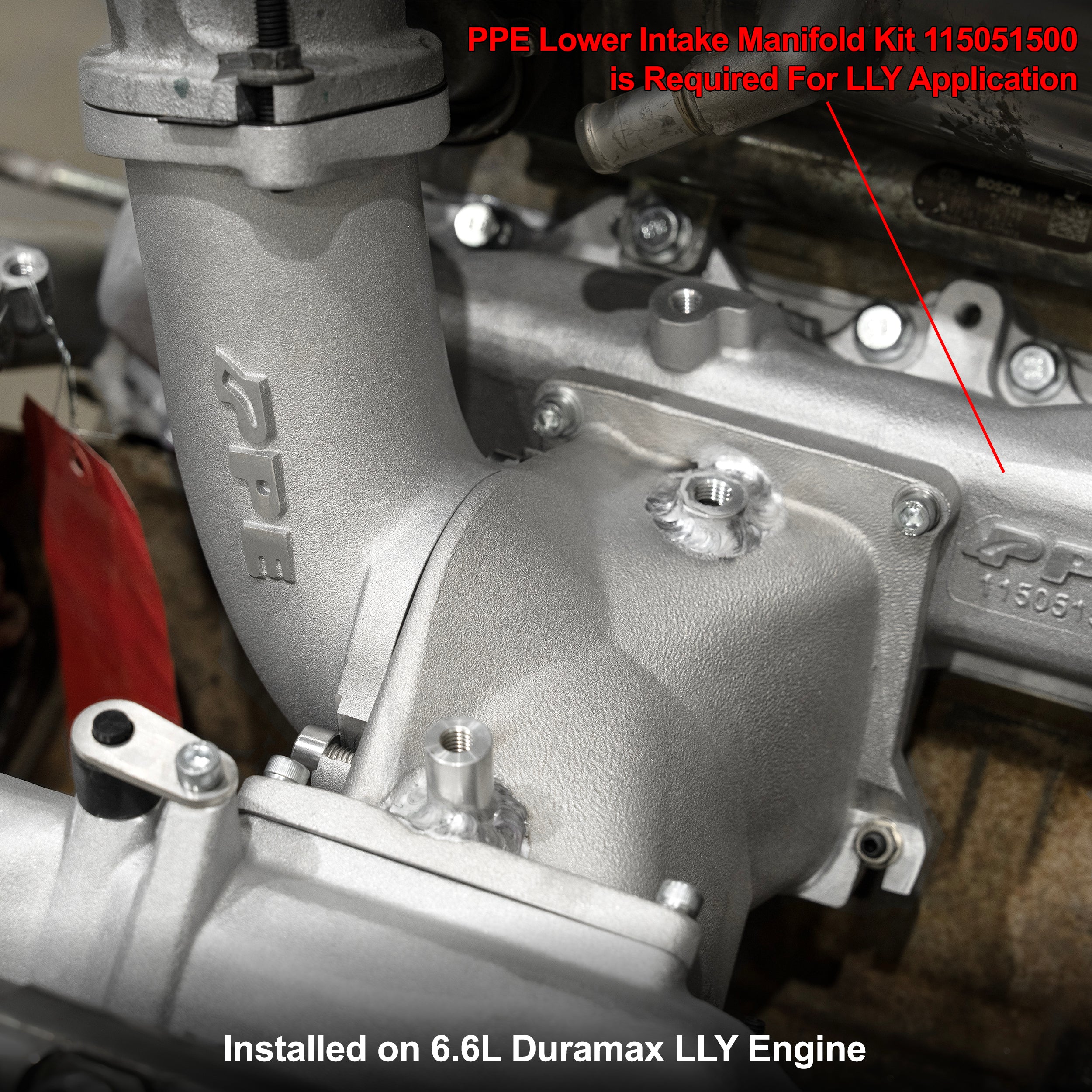 2004.5 – 2005 GM 6.6L Duramax LLY High-Flow Intake Bridge Manifold Kit