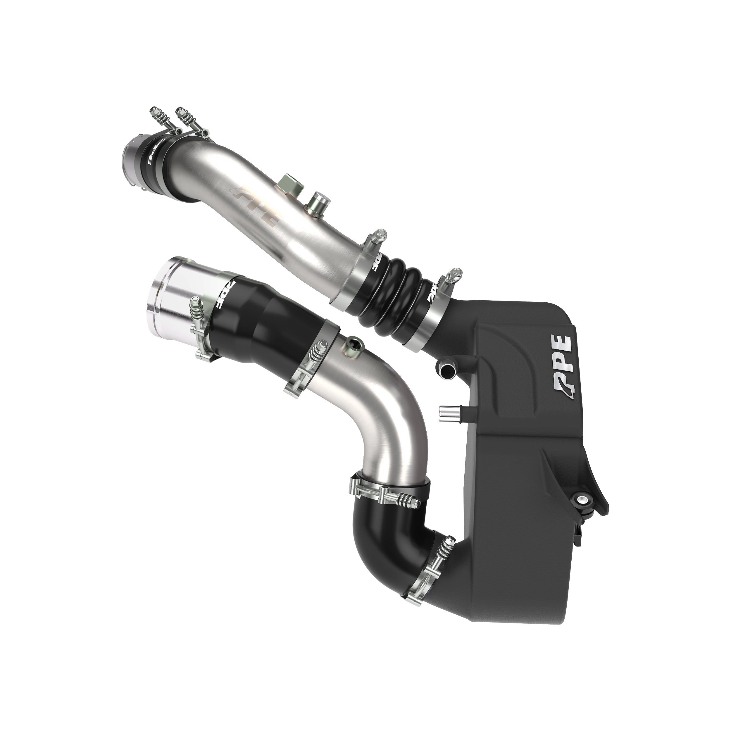 2011-2026 Ford 6.7L Power Stroke Air-to-Water Intercooler with Brushed Charge Pipes