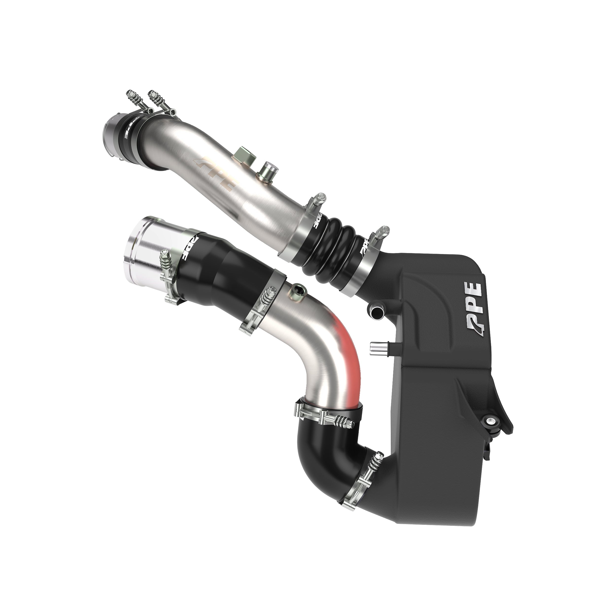 2011-2026 Ford 6.7L Power Stroke Air-to-Water Intercooler with Brushed Charge Pipes