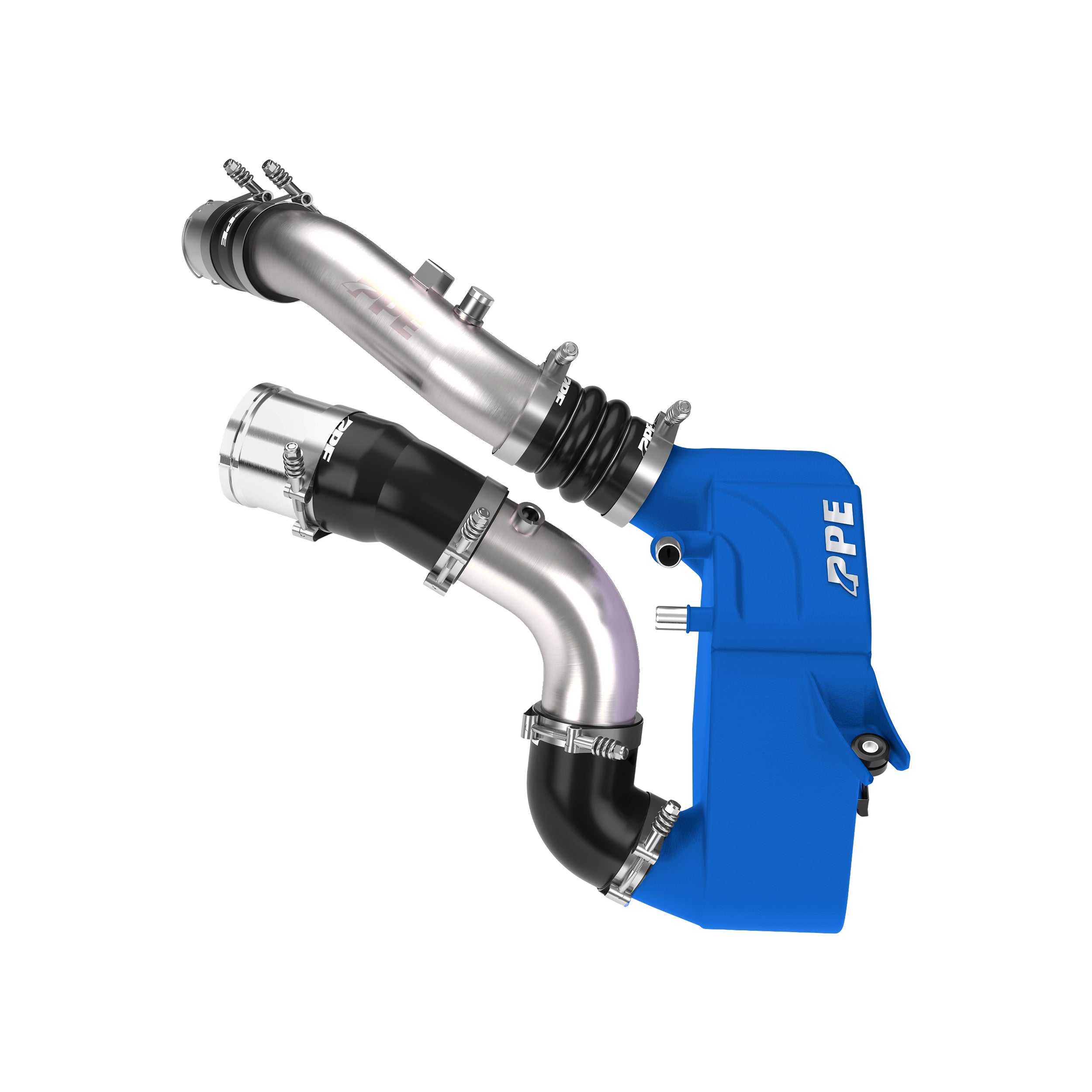 2011-2026 Ford 6.7L Power Stroke Air-to-Water Intercooler with Brushed Charge Pipes