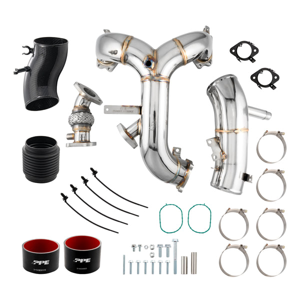 Intake Manifold and Turbo Inlet Kit 15-16 Ford 6.7L Power Stroke Zilla ...