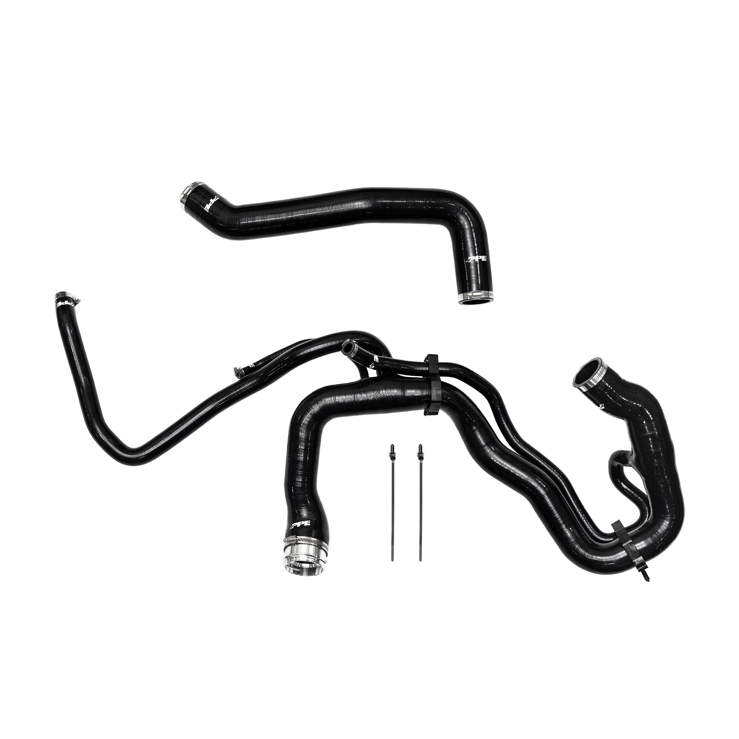 2017-2019 GM 6.6L Duramax Upper and Lower Silicone Radiator Hose Kit