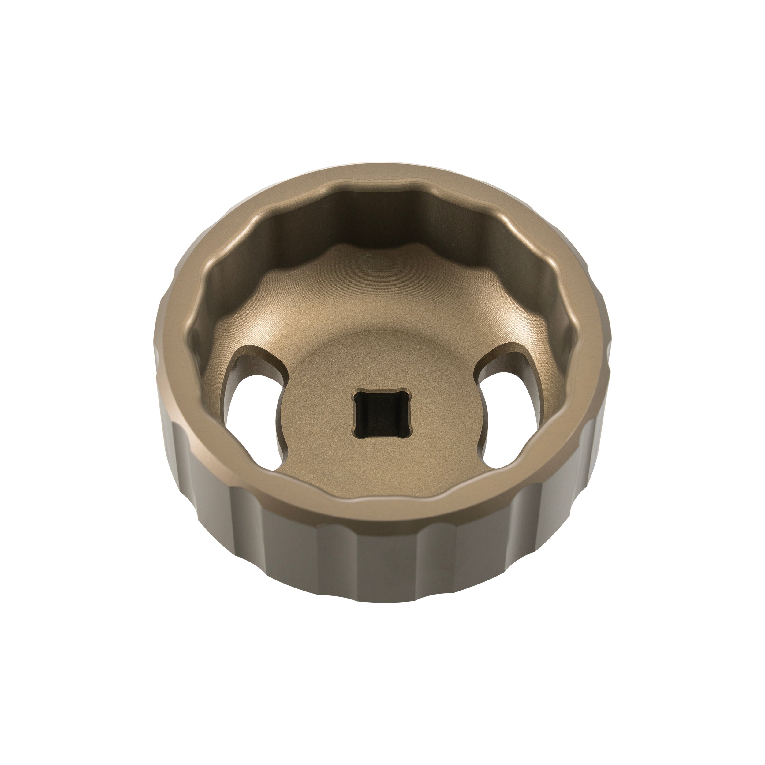 Hard Anodized Billet Aluminum Oil Filter Socket – 68mm 14F