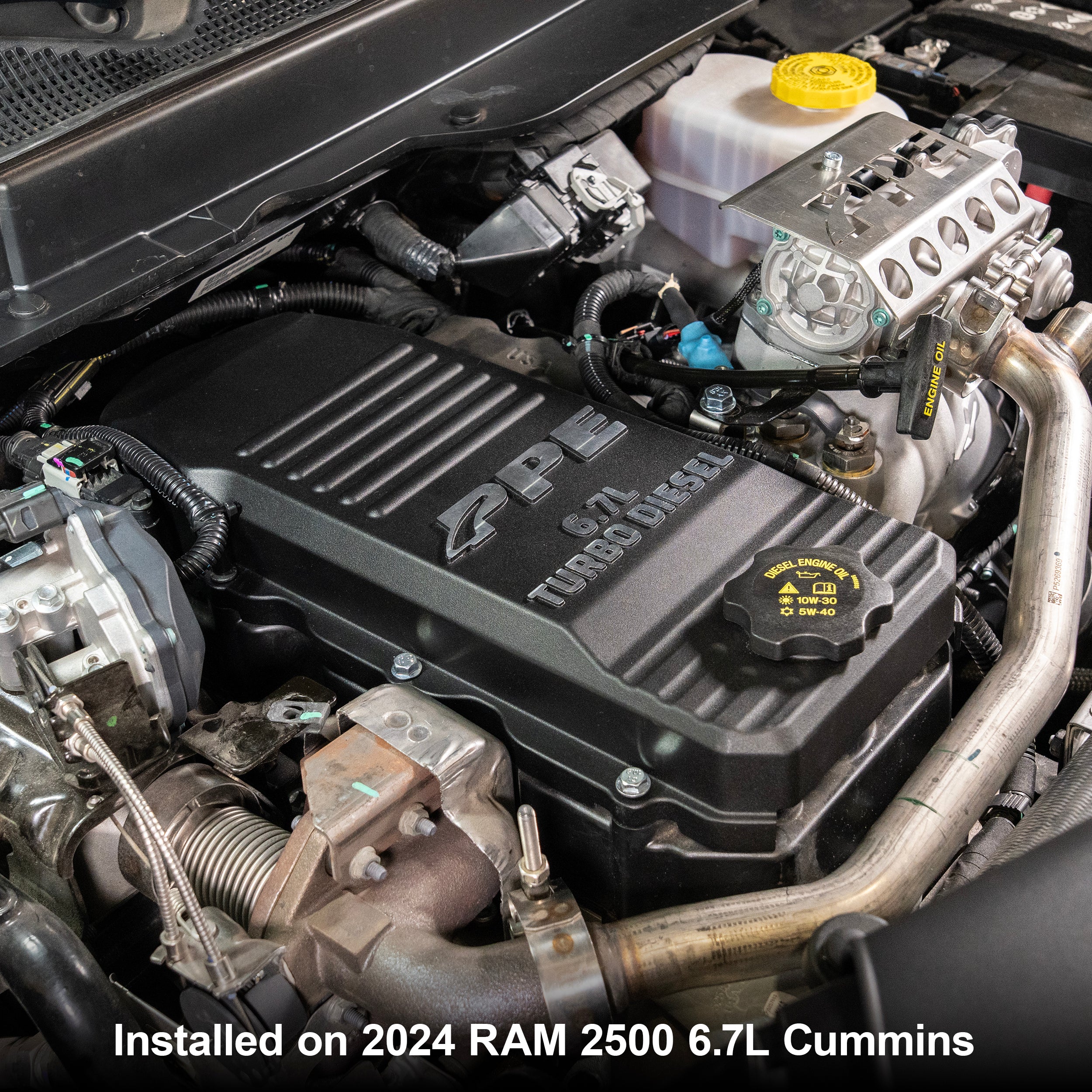 2007.5-2024 RAM 2500/3500 6.7L Cummins Cast Aluminum Crankcase Breather Cover