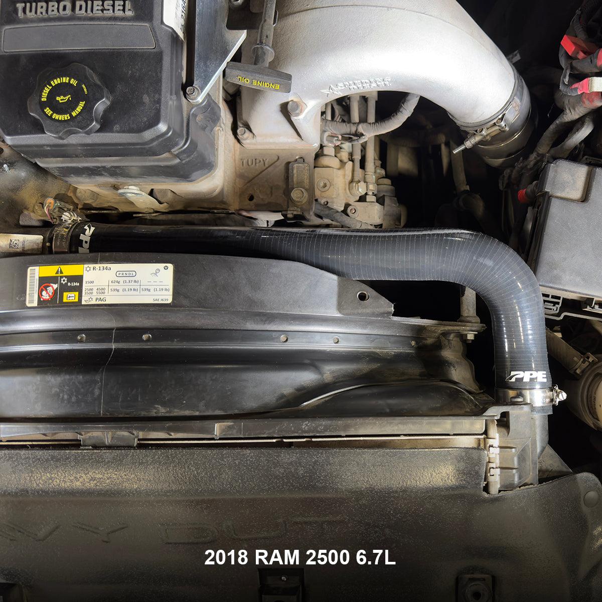 Diesel Engine Radiator Replacement Coolant Hose Kit RAM 6.7L Cummins 2013-2018 Single Radiator – Pacific ...
