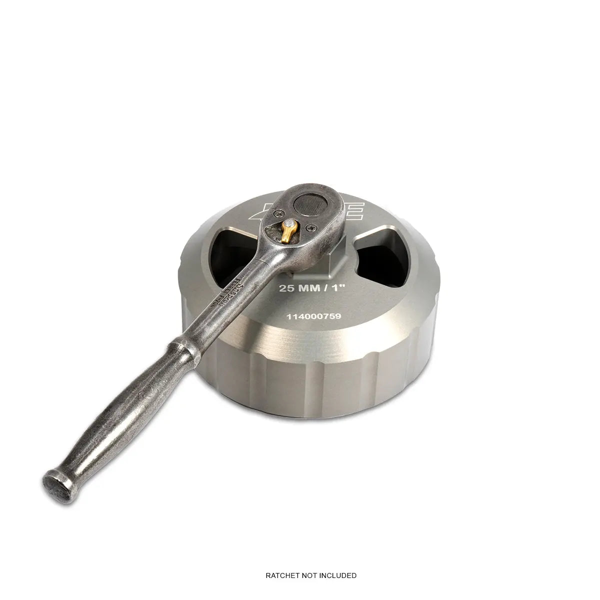 Hard Anodized Billet Aluminum Engine Oil Filter Socket - 93mm 15F Pacific Performance Engineering