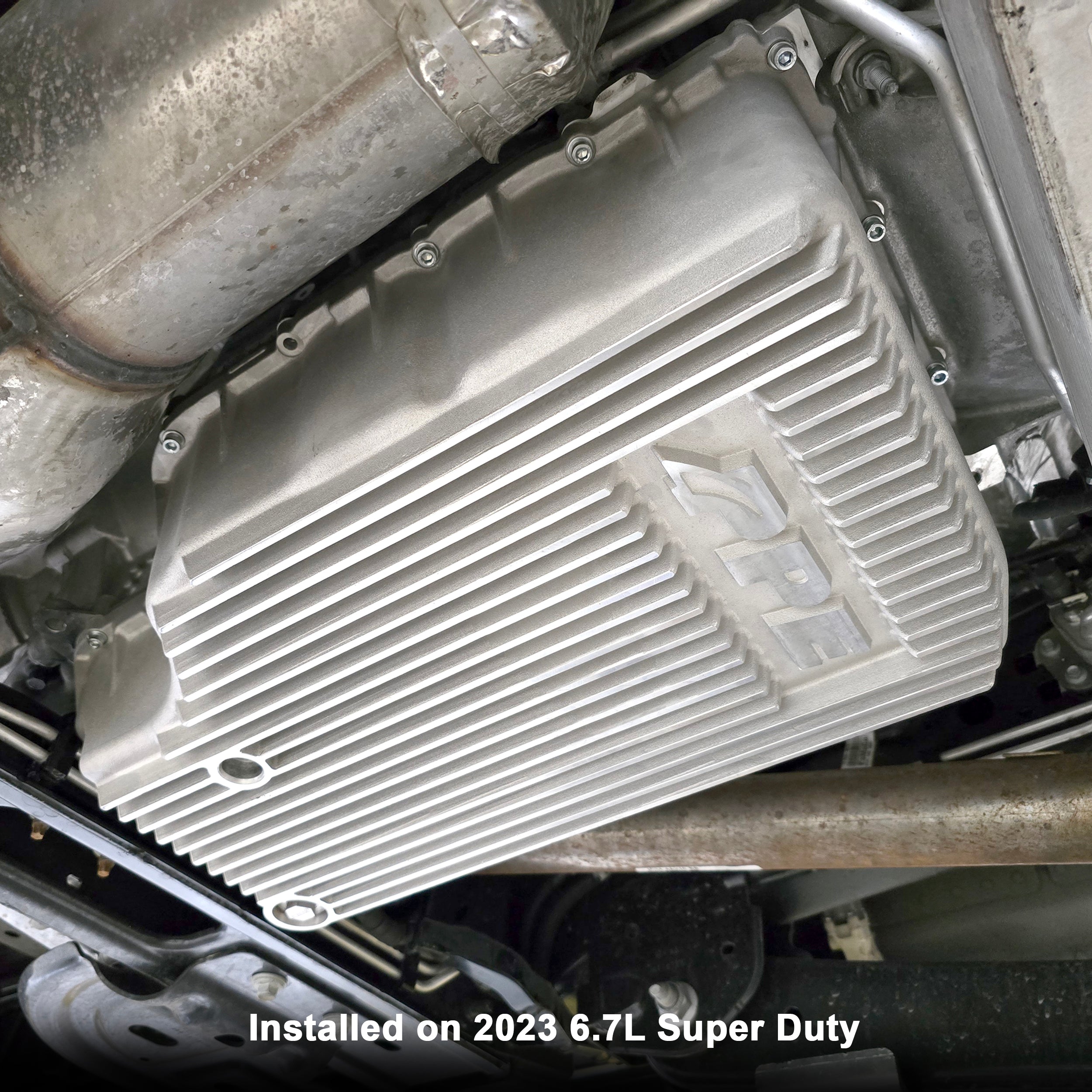 10R140 Heavy-Duty Cast Aluminum Deep Transmission Pan Ford Super Duty Diesel (2020-2024)