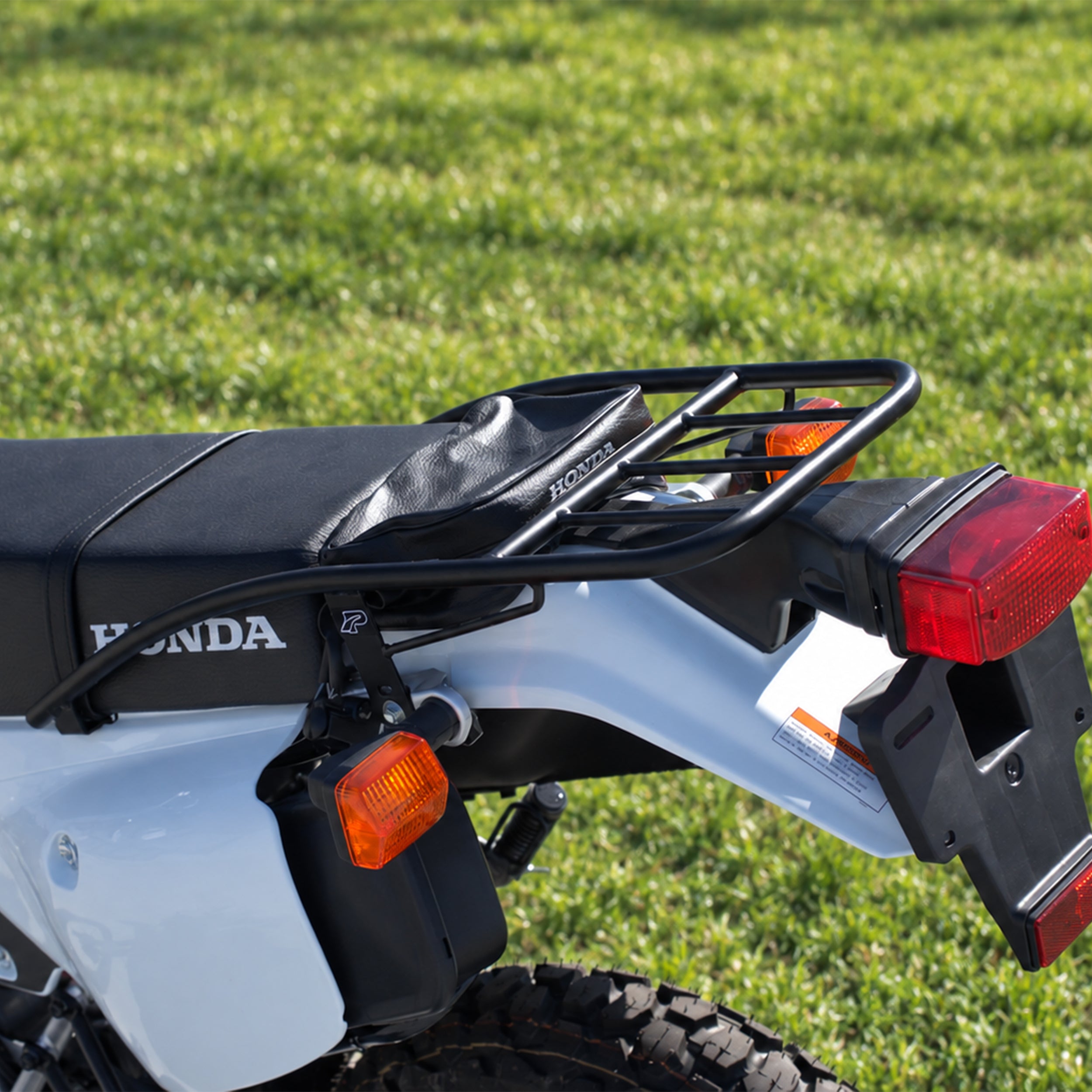 1993-2027 Honda XR650L Rear Cargo Rack – Sleek Low Profile Narrow Design – Black