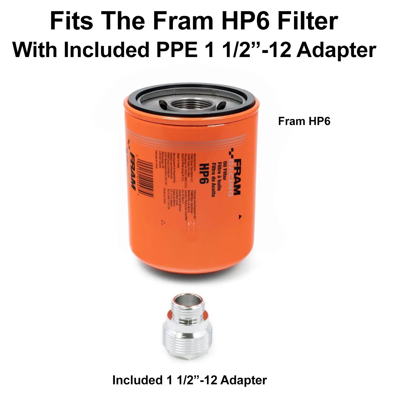 6061-T6 Aluminum Remote Oil Filter Mount