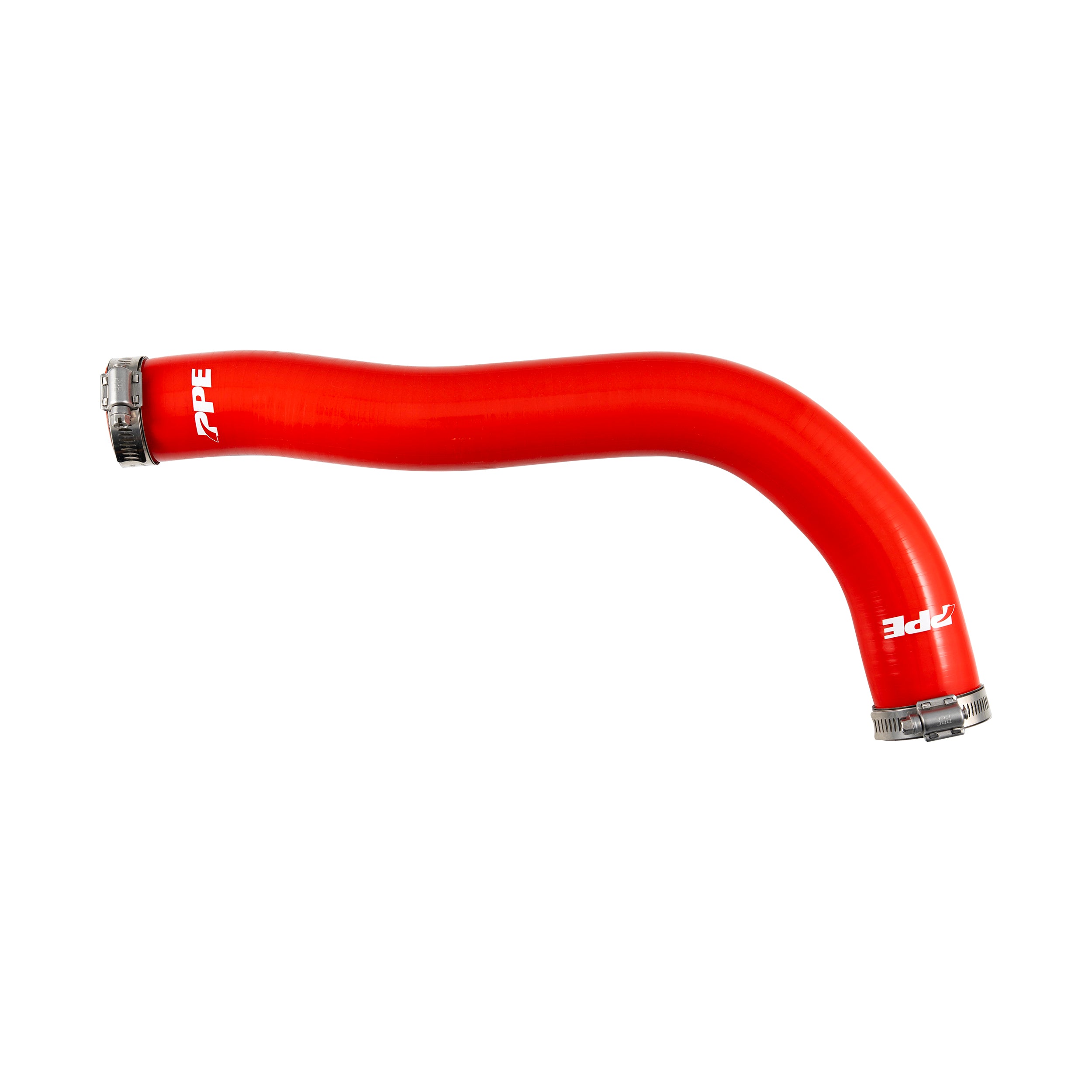 2001-2005 GM 6.6L Duramax Silicone Upper Radiator Hose - Red