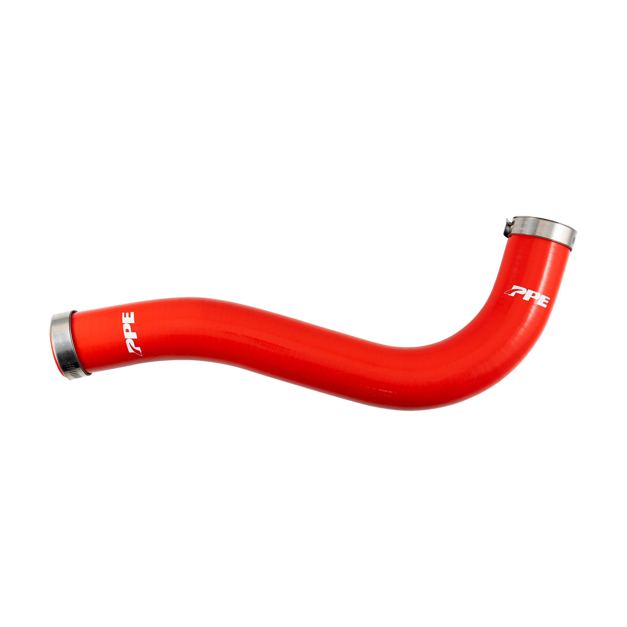 2006-2010 GM 6.6L Duramax Silicone Upper Radiator Hose - Red