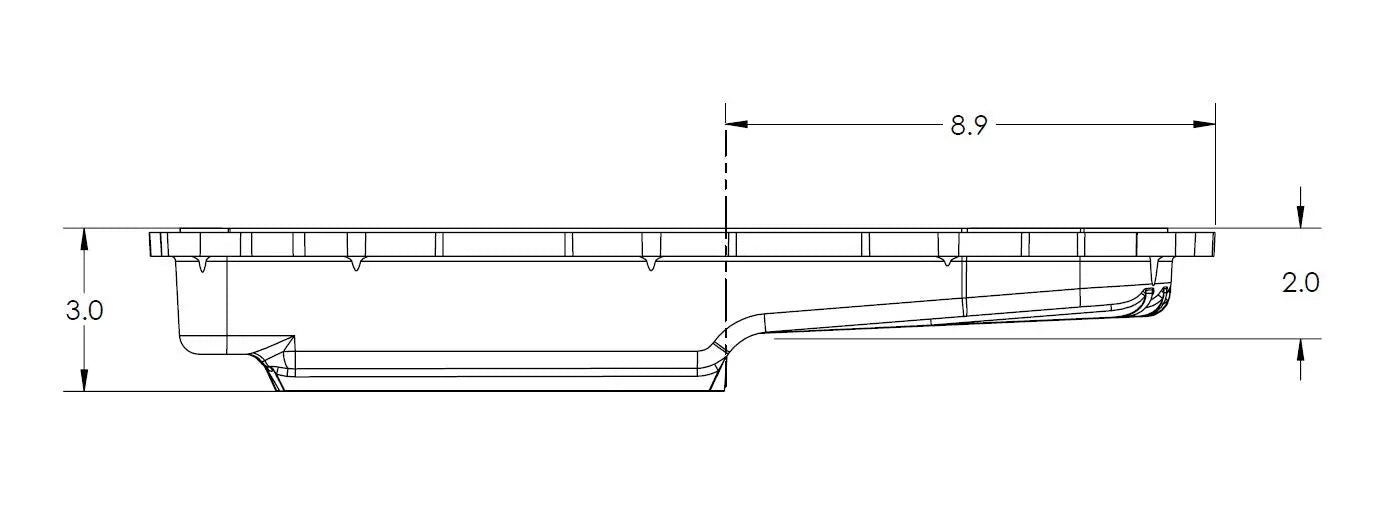 ZF Cast Aluminum Deep Transmission Pan