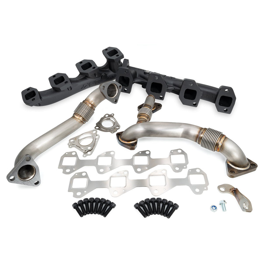 GM 6.6L Duramax High-Flow Exhaust Manifolds and Up-Pipes Kits ppepower