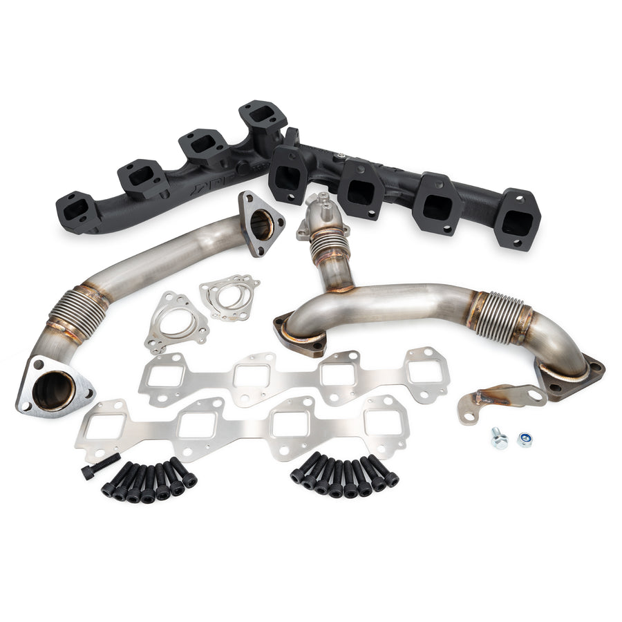 2001-2023 GM 6.6L Duramax High-Flow Exhaust Manifolds and Up-Pipes Kits