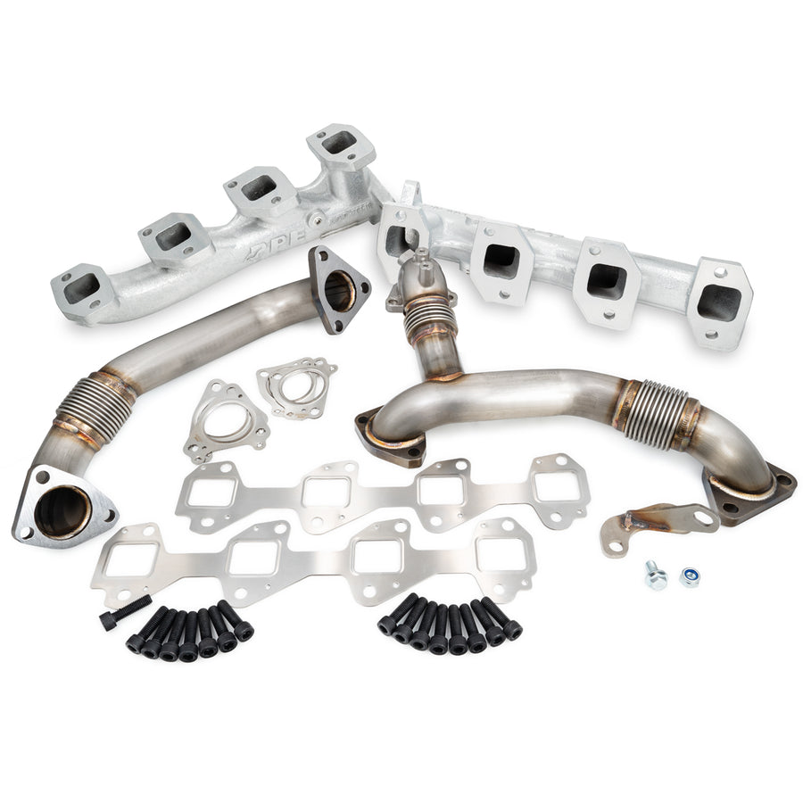 2001-2023 GM 6.6L Duramax High-Flow Exhaust Manifolds and Up-Pipes Kits