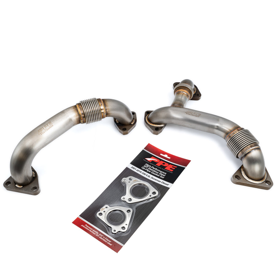 2001-2022 GM 6.6L Duramax OEM Length Replacement High Flow Up-Pipes