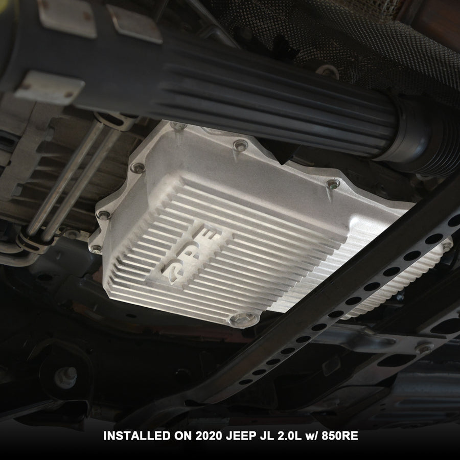 2018-2022 Jeep JL/JT 2.0L/3.0L w/ 850RE Trans Heavy-Duty Cast Aluminum DEEP Transmission Pan