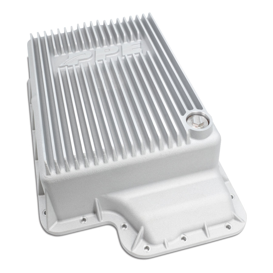 2003-2010 Ford 6.0L/6.4L w/ 5R110 Transmission Heavy-Duty Cast Aluminum Deep Transmission Pan ppepower