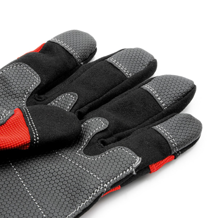 Performance Work Gloves - Black & Red